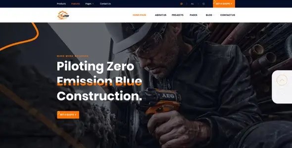 Bulter – Clean Construction Template Kit